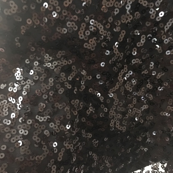 Black sequin mini dress - Picture 2 of 3